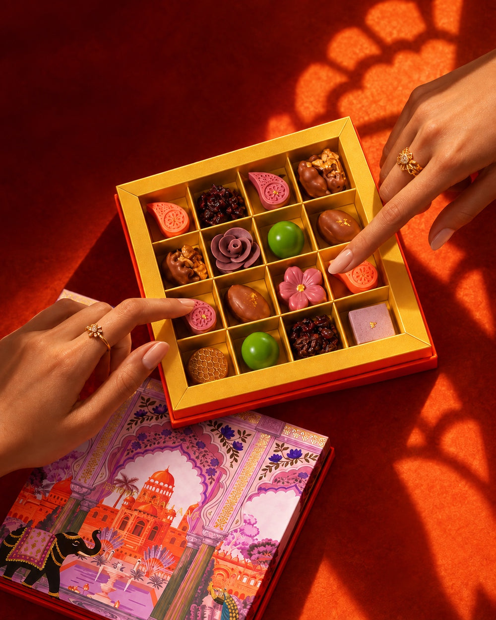 Sixteen creations, chosen by hand