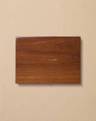 The Petit Walnut Chest — Chocolate