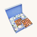 Vip Blue Flower Box – 50 pcs — Forrey & Galland luxury French chocolate, Dubai