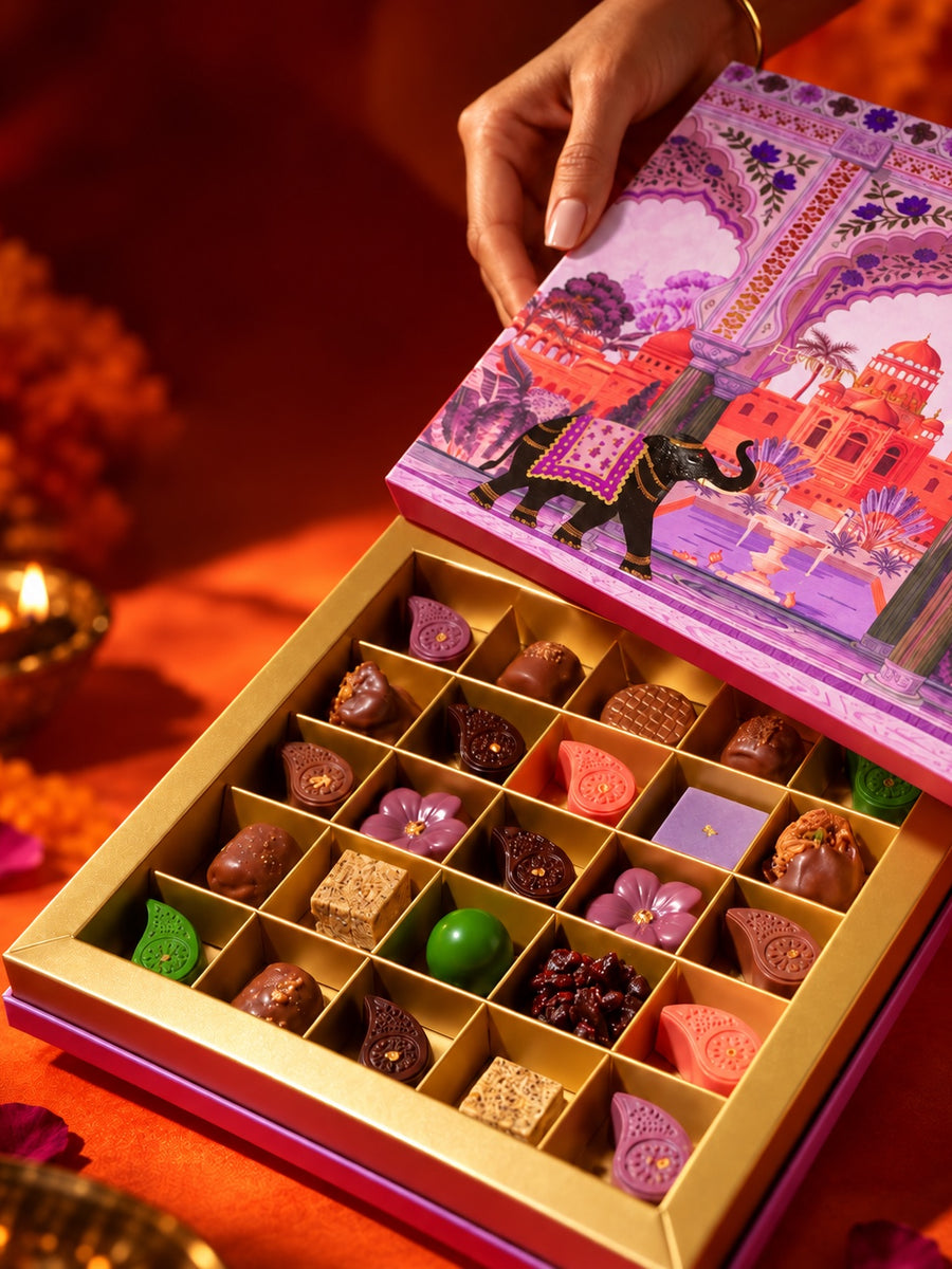 Opening the Diwali Signature Box