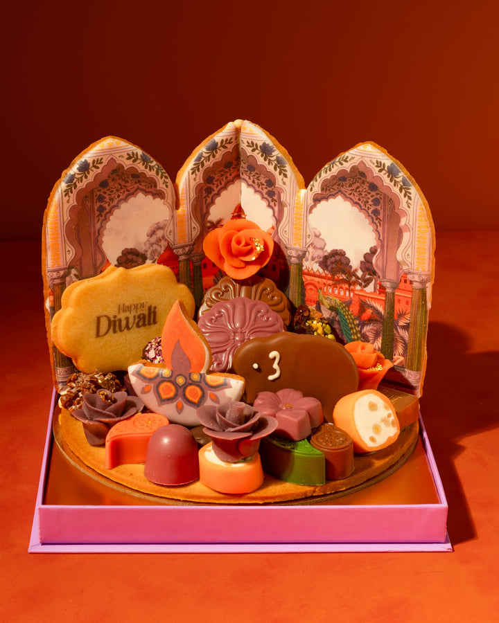 Luxury Diwali Edible Platter — Diwali 2026, Forrey & Galland