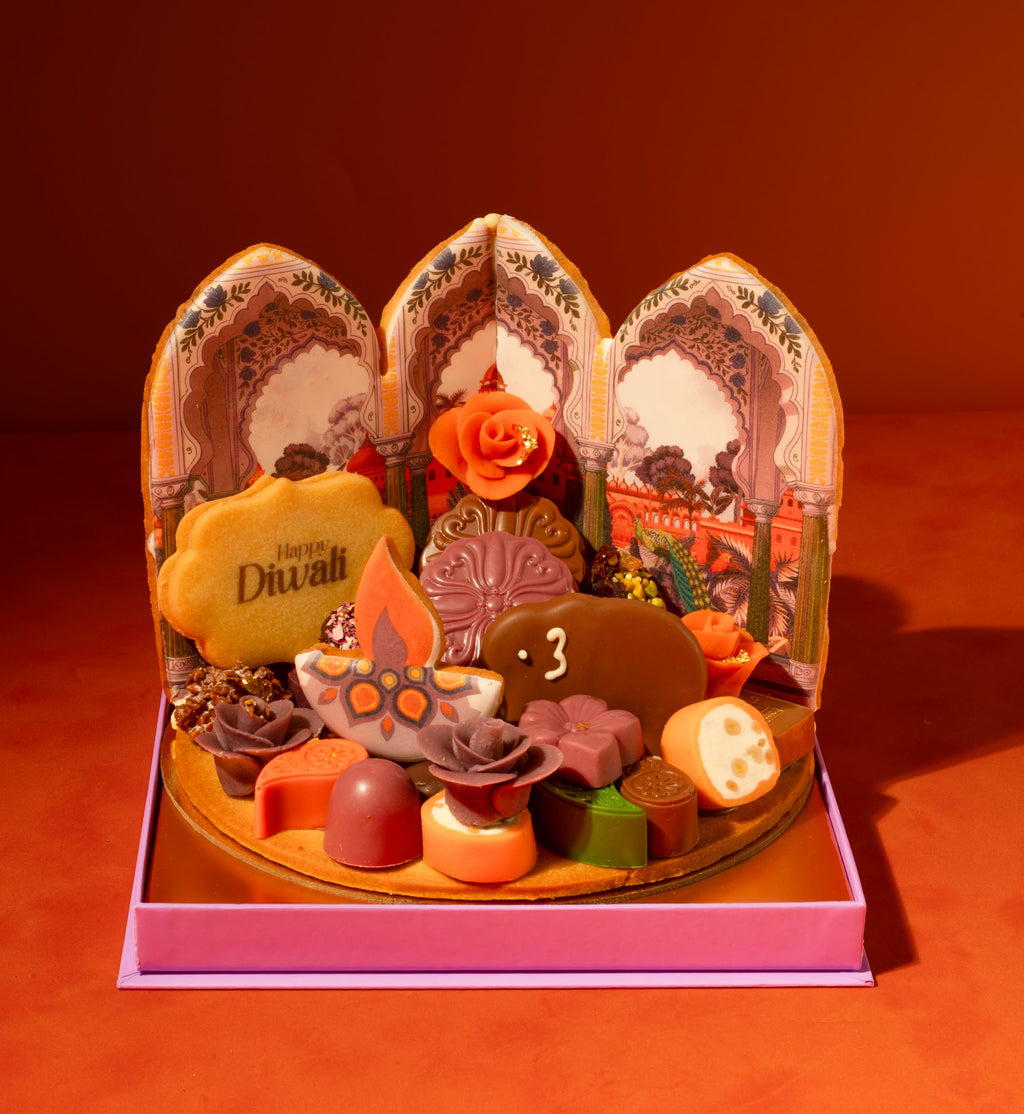 Luxury Diwali Edible Platter — Diwali 2026, Forrey & Galland