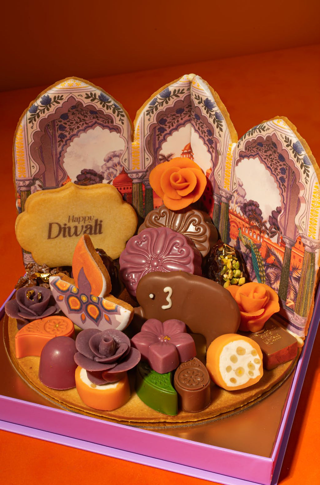 Luxury Diwali Edible Platter — Diwali 2026, Forrey & Galland
