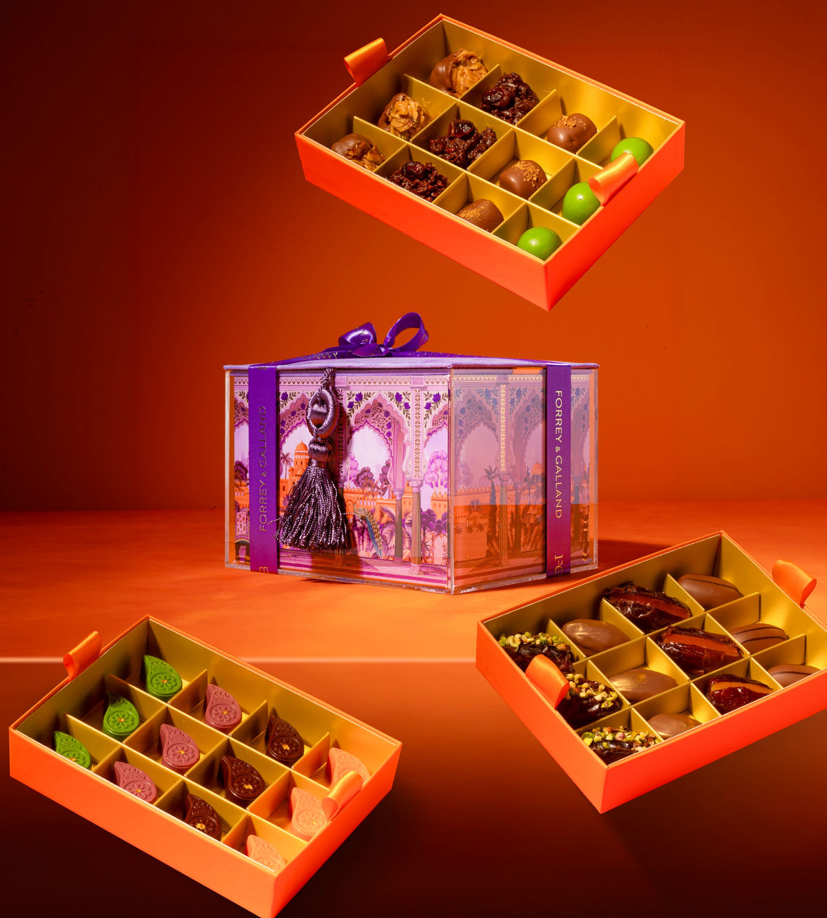 Acrylic Celebration Box — Diwali 2026, Forrey & Galland