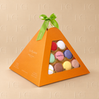 Forrey & Galland — 40-piece macaron pyramid, closed