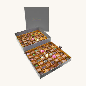 Forrey & Galland luxury chocolate box filled with 98 pieces of premium handmade chocolates.