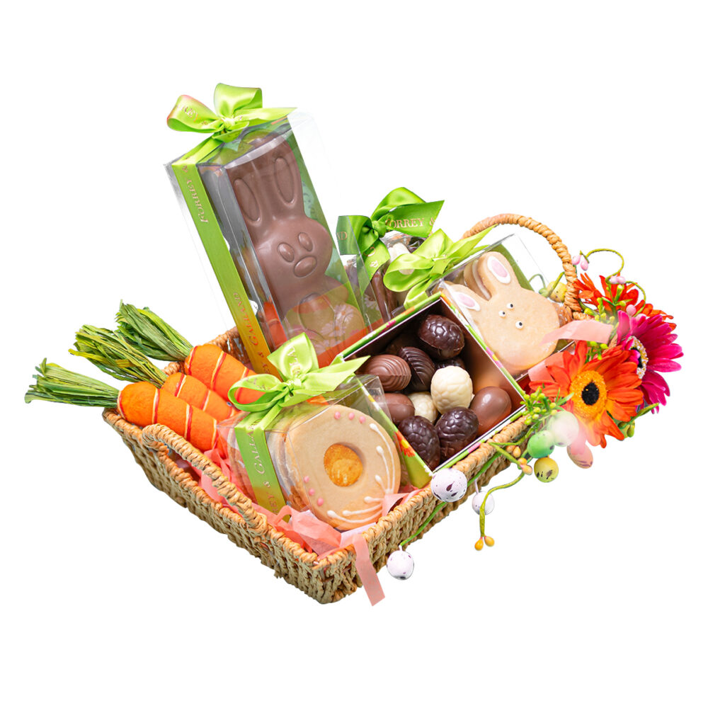 easter basket tray