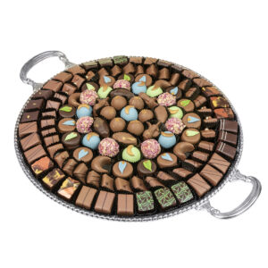 chocolates round tray