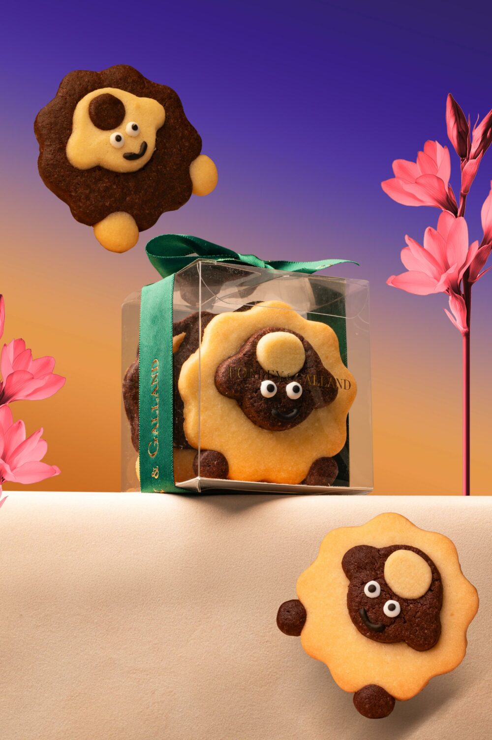 Sheep Choco Sablé  | COLLECTION JARDIN D'OR