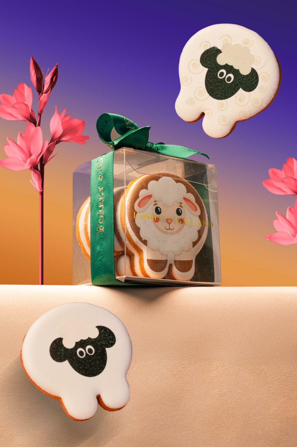 Sheep Shortbread Cookie  | COLLECTION JARDIN D'OR