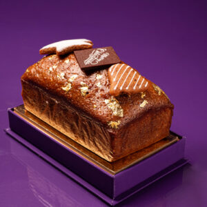 Forrey & Galland Gingerbread Cake with Alsace spice blend and chocolate décor