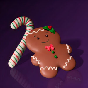 CHUBBY GINGERMAN COOKIE WITH CANE