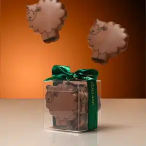 CHOCOLATE-DIPPED SHEEP COOKIES