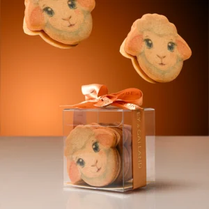 SHEEP COOKIES WITHRASPBERRY JAM